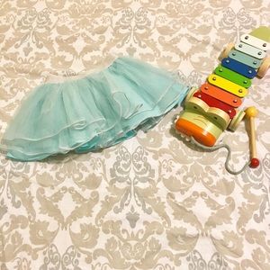 Sparkly Blue Tutu Princess Ballerina Skirt